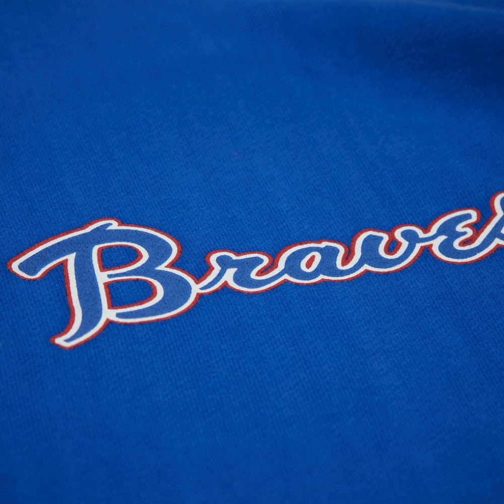 Atlanta Braves Mitchell & Ness Women's Cooperstown Collection Crewneck Sweatshirt - MLB