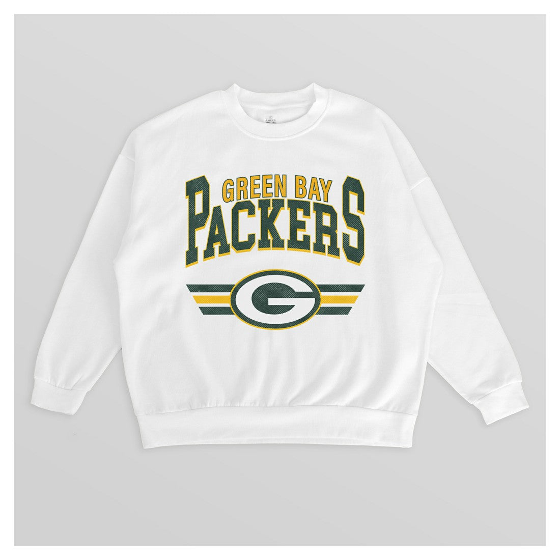 Green Bay Packers Gameday Couture Women's Swift Strike Premium Oversized Fleece Pullover Sweatshirt White | NFL