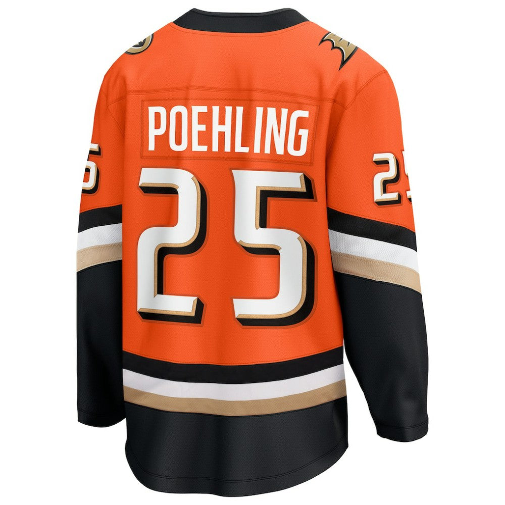 Ryan Poehling Anaheim Ducks Fanatics Home Breakaway Jersey - Orange - NHL