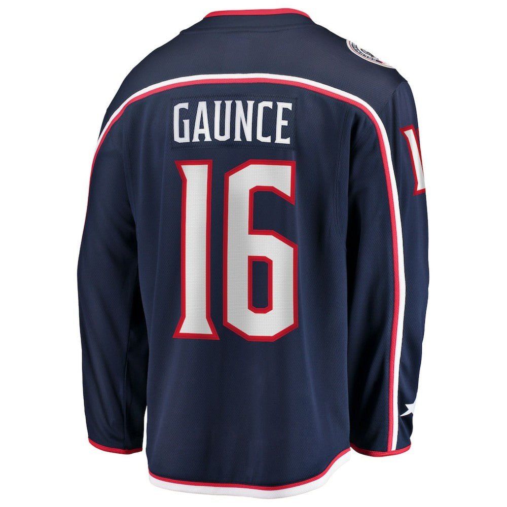 Brendan Gaunce Columbus Blue Jackets Fanatics Home Breakaway Jersey - Navy - NHL