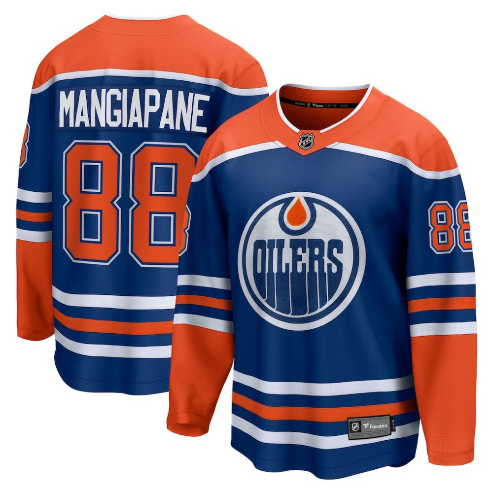 Andrew Mangiapane Edmonton Oilers Fanatics Home Breakaway Jersey - Royal - NHL