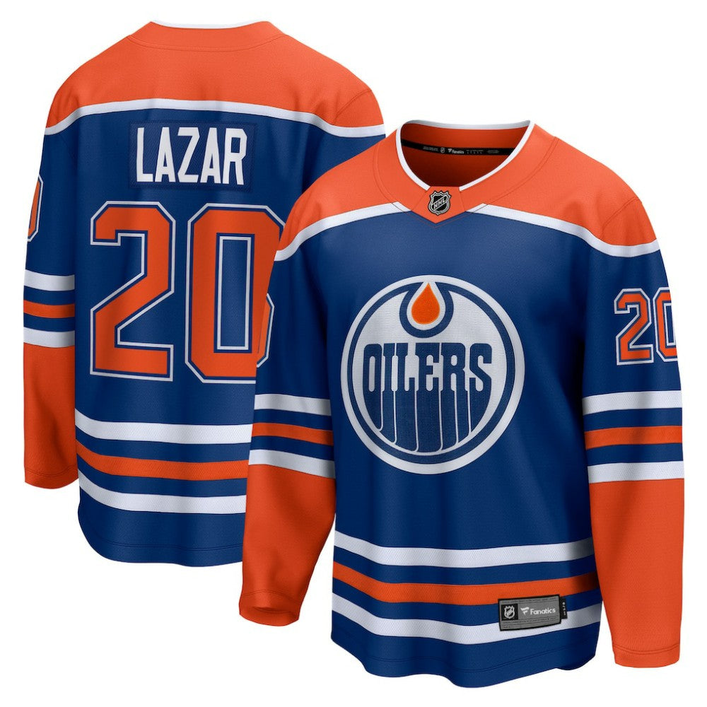 Curtis Lazar Edmonton Oilers Fanatics Home Breakaway Jersey - Royal - NHL