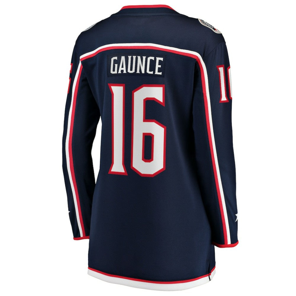 Brendan Gaunce Columbus Blue Jackets Fanatics Women's Home Breakaway Jersey - Navy - NHL