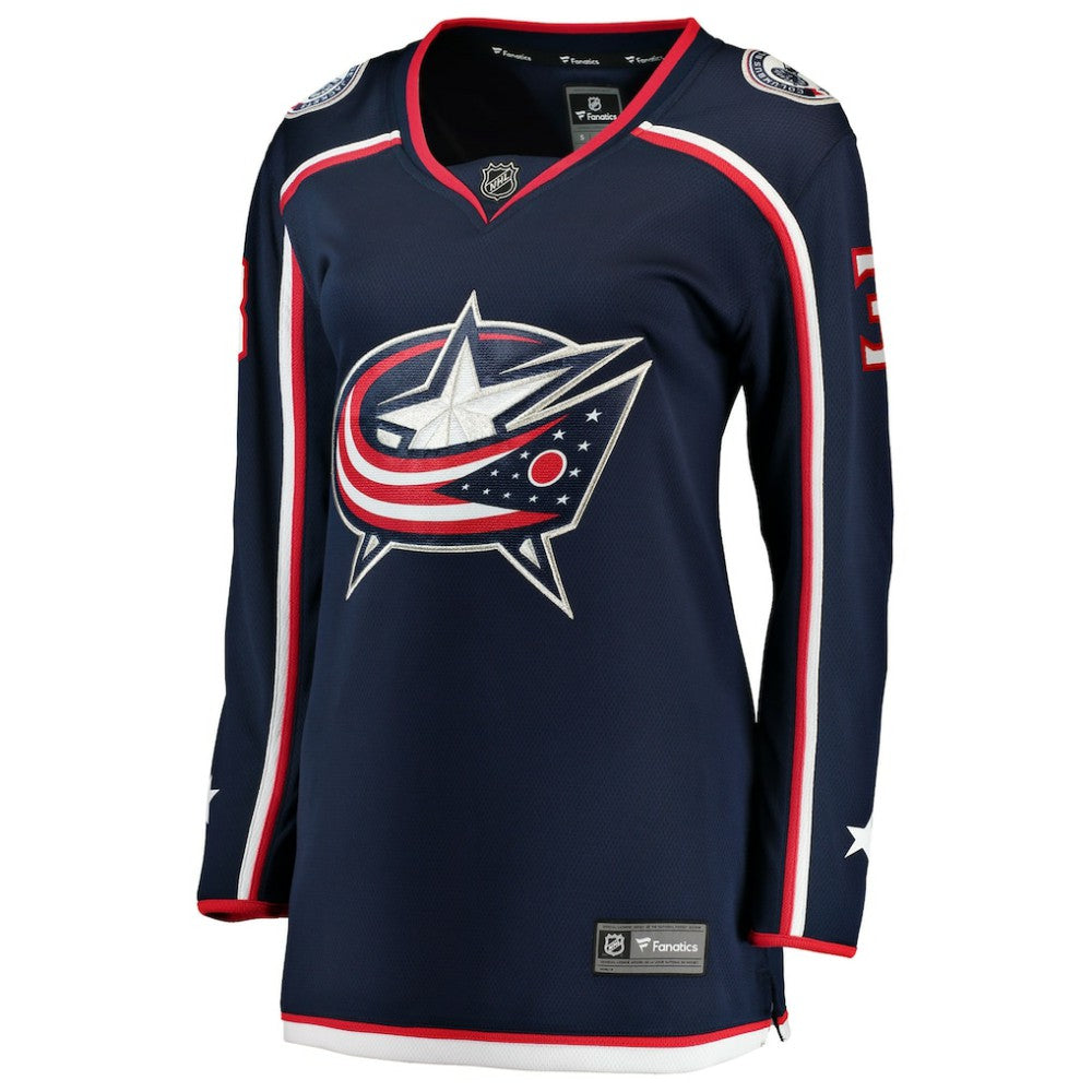 Charlie Coyle Columbus Blue Jackets Fanatics Women's Home Breakaway Jersey - Navy - NHL