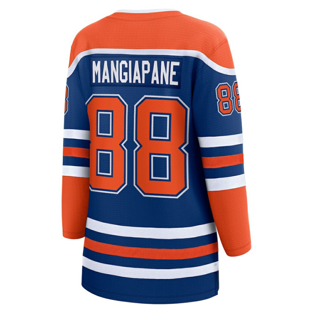 Andrew Mangiapane Edmonton Oilers Fanatics Women's Home Breakaway Jersey - Royal - NHL
