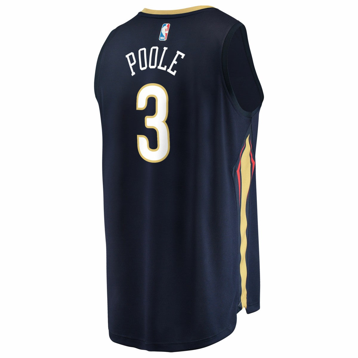 Jordan Poole New Orleans Pelicans Youth Fast Break Replica Jersey Navy Icon Edition - NBA