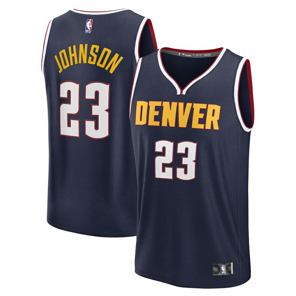 Cameron Johnson Denver Nuggets Youth Fast Break Replica Jersey Navy Icon Edition - NBA