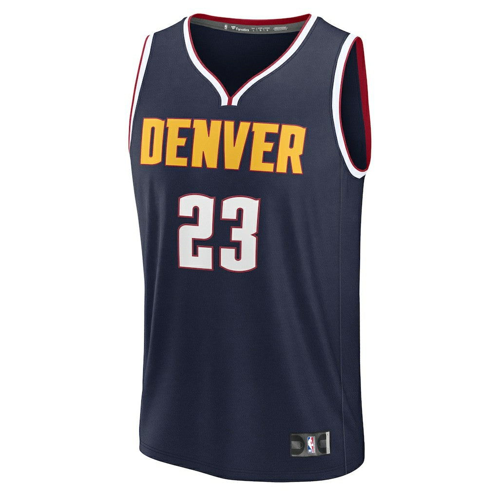 Cameron Johnson Denver Nuggets Youth Fast Break Replica Jersey Navy Icon Edition - NBA
