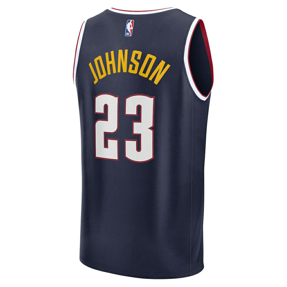 Cameron Johnson Denver Nuggets Youth Fast Break Replica Jersey Navy Icon Edition - NBA
