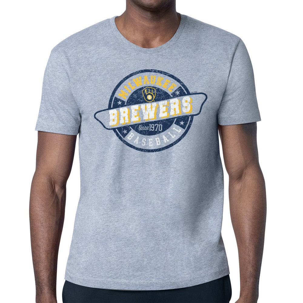 Milwaukee Brewers Starter Route 66 Team Logo T-Shirt - MLB