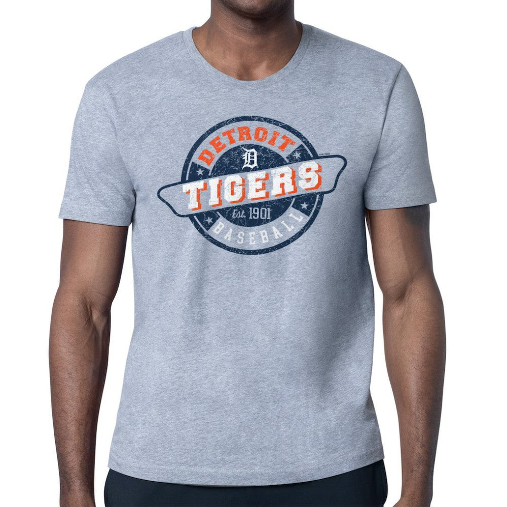 Detroit Tigers Starter Route 66 Team Logo T-Shirt - MLB