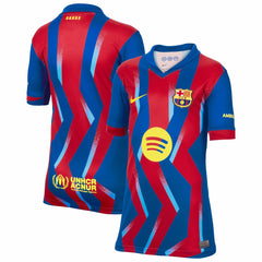 Barcelona Youth 2025/26 Fourth Replica Jersey Blue | Nike Online