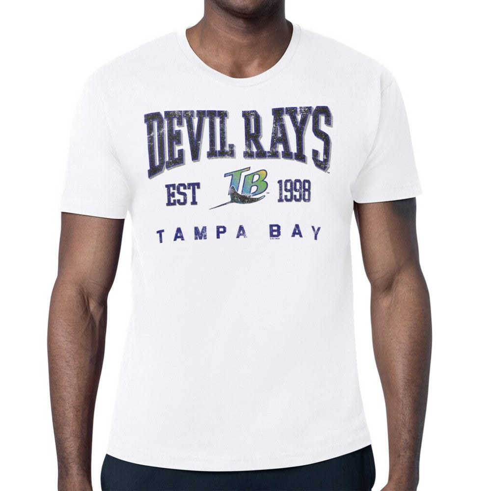 Tampa Bay Rays Starter Distressed Logo T-Shirt - MLB