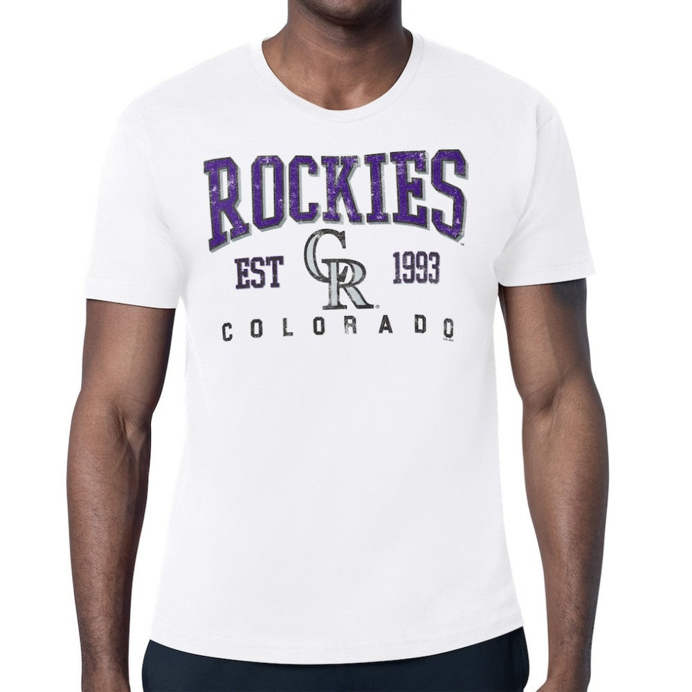 Colorado Rockies Starter Distressed Logo T-Shirt - MLB