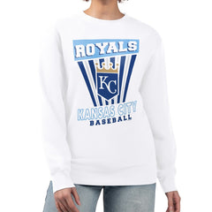 Kansas City Royals Starter Women's Poster Print Team Fleece Pullover Sweatshirt - MLB