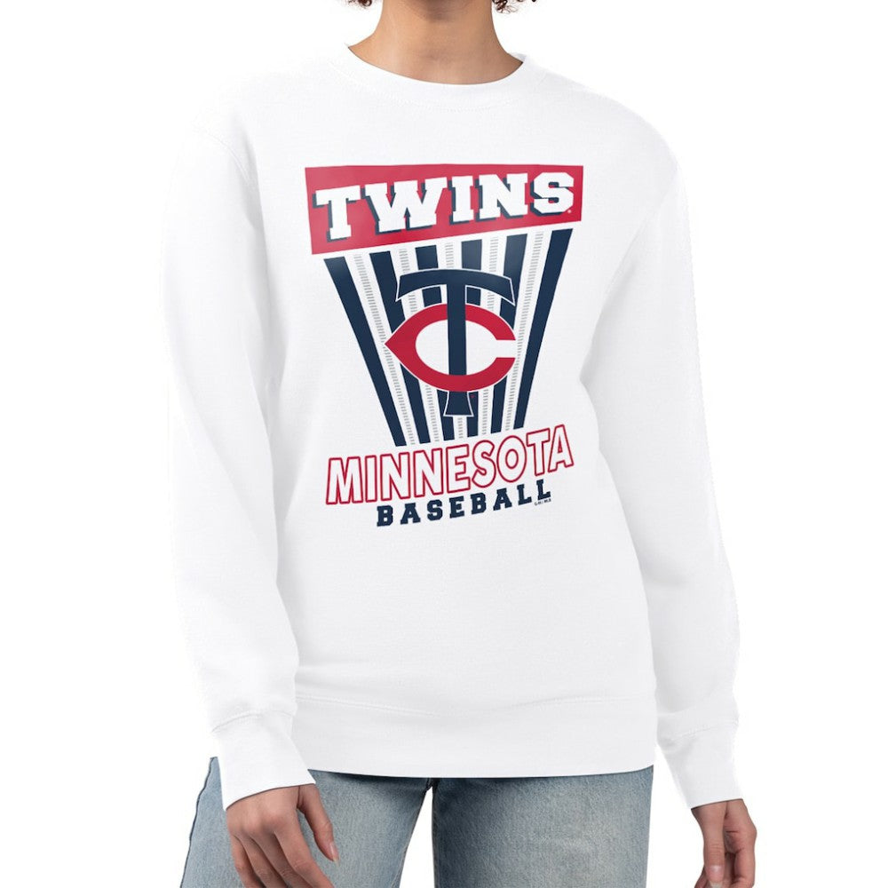 Minnesota Twins Starter Women's Poster Print Team Fleece Pullover Sweatshirt - MLB