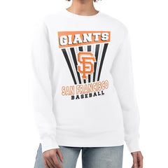 San Francisco Giants Starter Women's Poster Print Team Fleece Pullover Sweatshirt - MLB