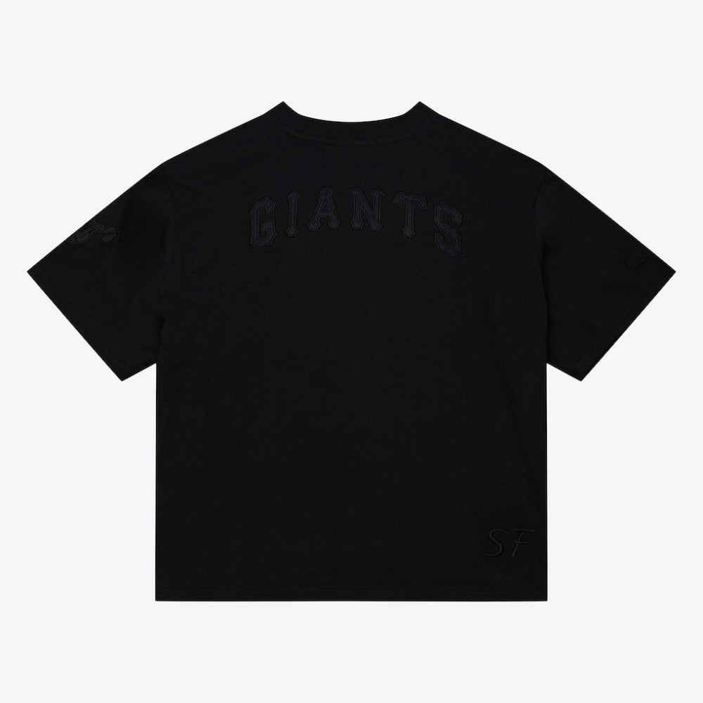 San Francisco Giants Mitchell & Ness Women's Cooperstown Collection Phantom Cropped T-Shirt - MLB