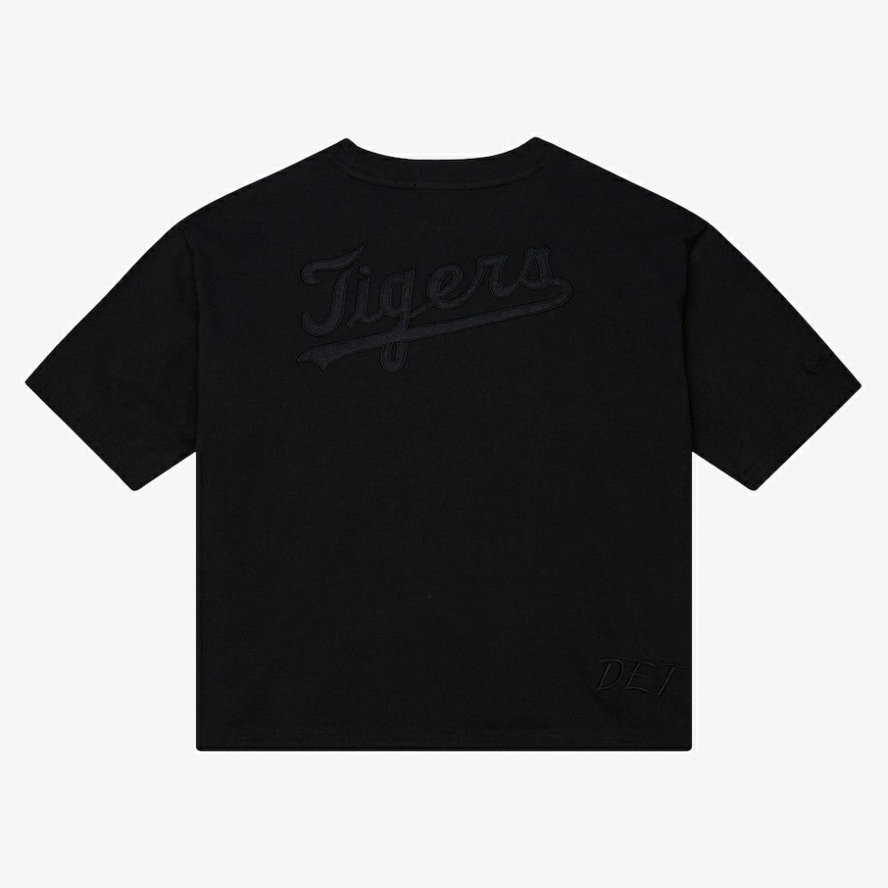 Detroit Tigers Mitchell & Ness Women's Cooperstown Collection Phantom Cropped T-Shirt - MLB