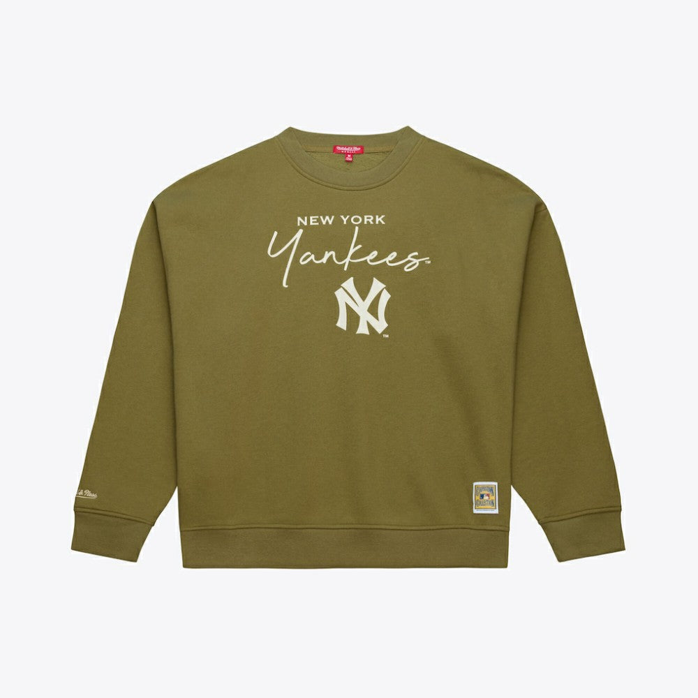 New York Yankees Mitchell & Ness Women's Cooperstown Collection Fleece Sweatshirt - MLB