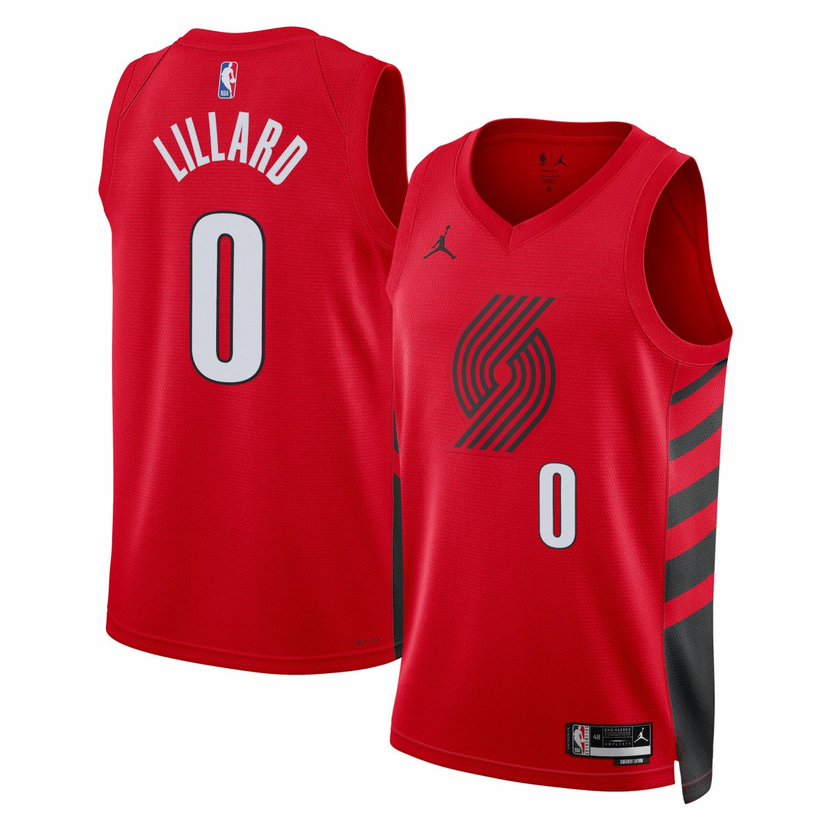Damian Lillard Portland Trail Blazers Jordan Brand Unisex Swingman Jersey Red Statement Edition - NBA