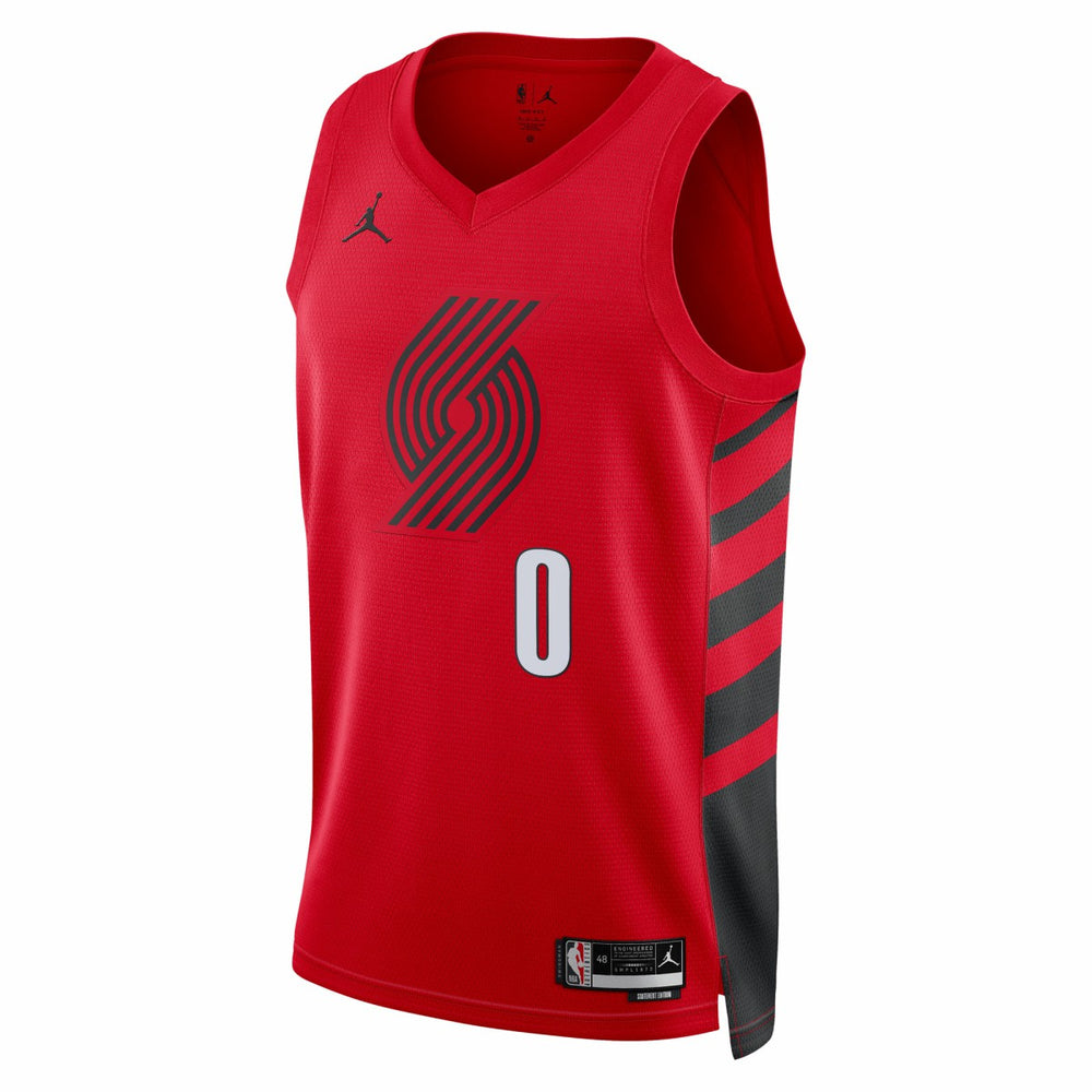 Damian Lillard Portland Trail Blazers Jordan Brand Unisex Swingman Jersey Red Statement Edition - NBA