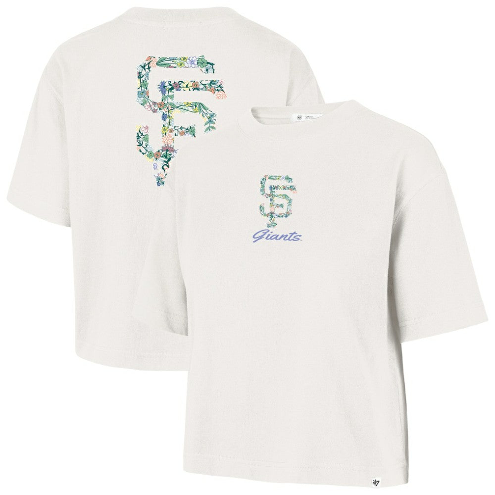 San Francisco Giants '47 Women's Full Bloom Cropped T-Shirt - MLB