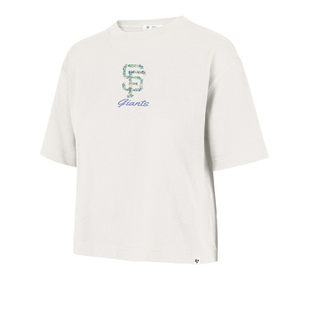 San Francisco Giants '47 Women's Full Bloom Cropped T-Shirt - MLB