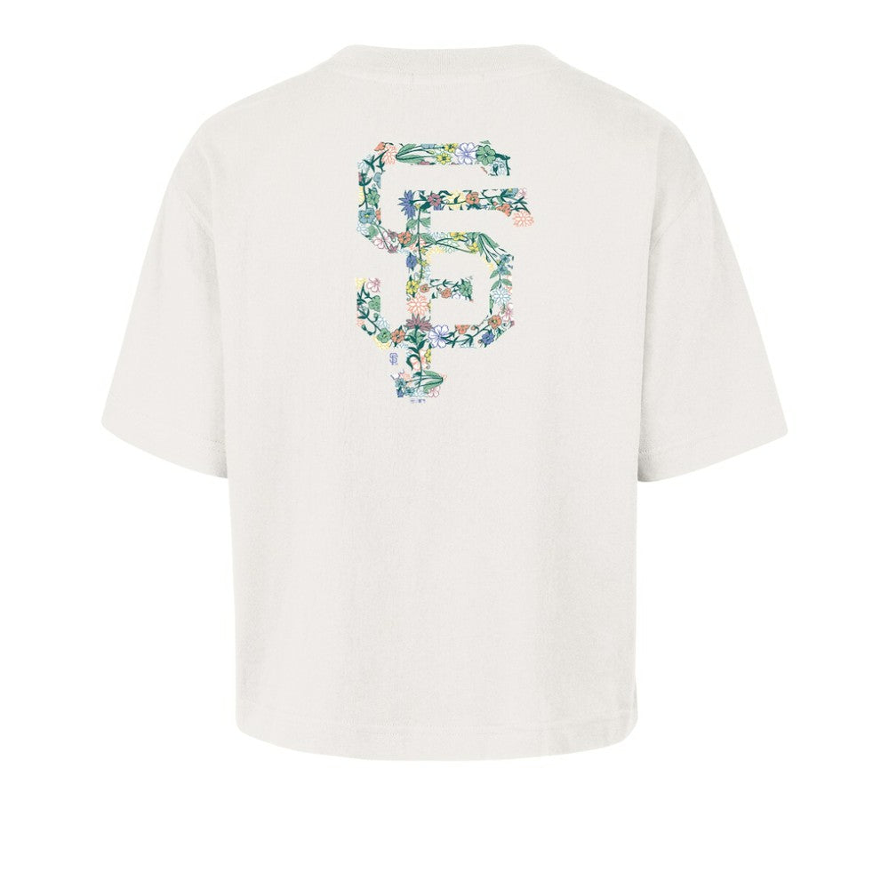 San Francisco Giants '47 Women's Full Bloom Cropped T-Shirt - MLB