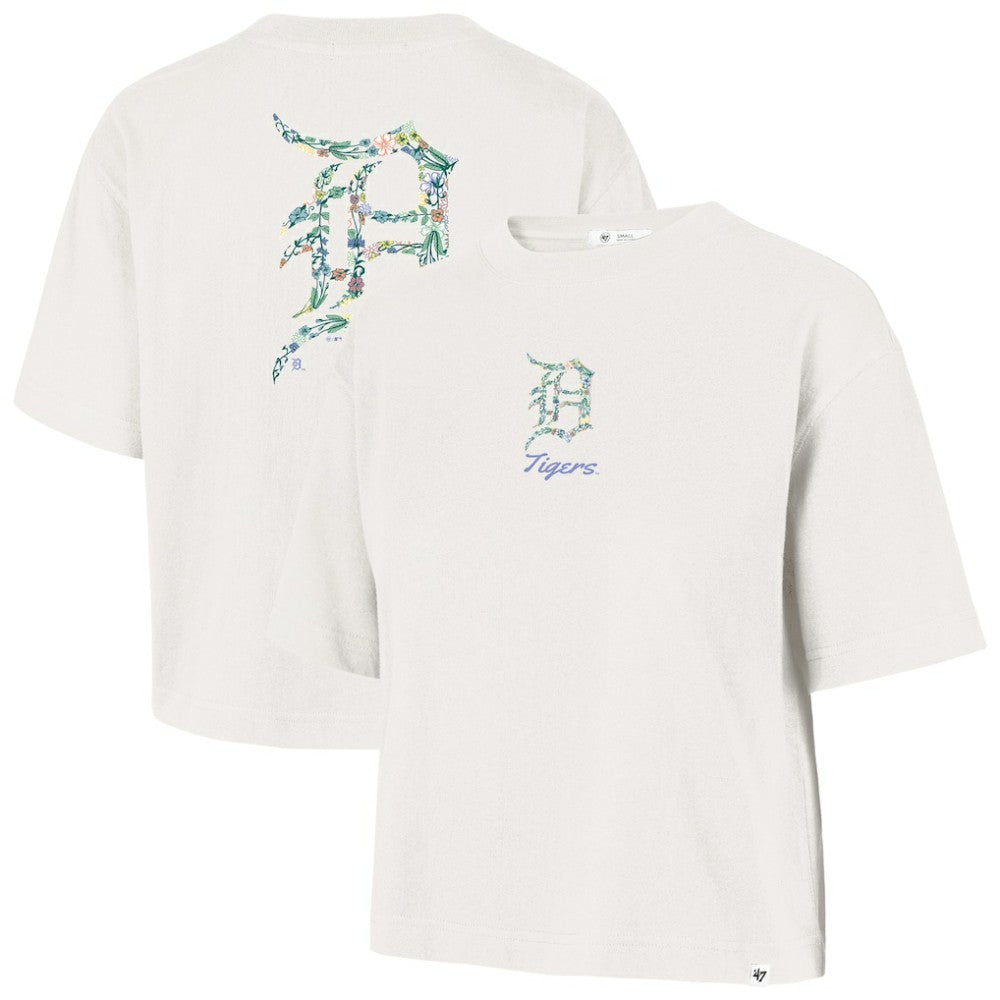 Detroit Tigers '47 Women's Full Bloom Cropped T-Shirt - MLB