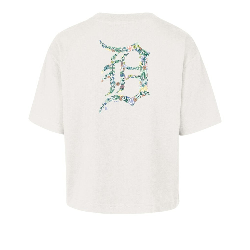 Detroit Tigers '47 Women's Full Bloom Cropped T-Shirt - MLB