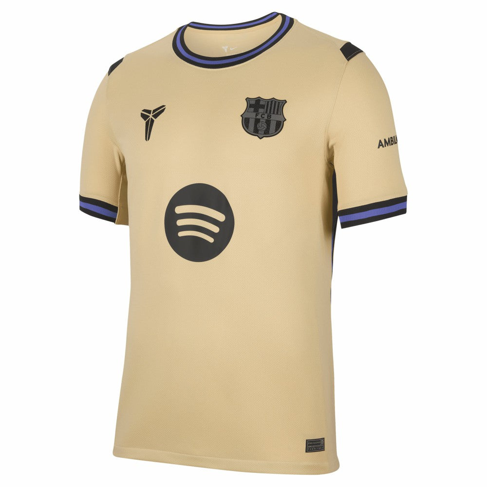 Lamine Yamal Barcelona 2025/26 Away Stadium Replica Jersey Gold | Nike online