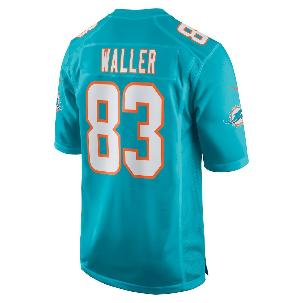 Darren Waller Miami Dolphins Team Game Jersey Aqua | Nike for Sale