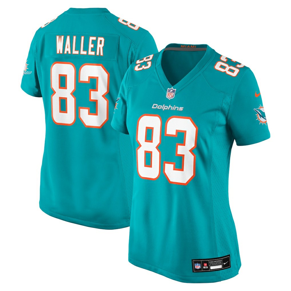 Darren Waller Miami Dolphins Women's Team Game Jersey Aqua | Nike for Sale