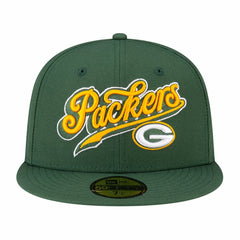 Green Bay Packers New Era Born x Raised 59FIFTY Fitted Hat Green | NFL