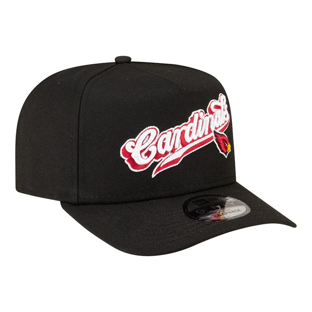 Arizona Cardinals New Era Born x Raised A-Frame 9FIFTY Snapback Hat Black | NFL
