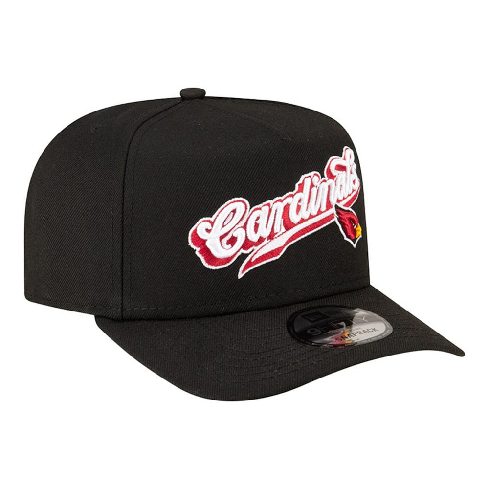 Arizona Cardinals New Era Born x Raised A-Frame 9FIFTY Snapback Hat Black | NFL