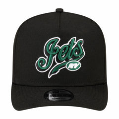 New York Jets New Era Born x Raised A-Frame 9FIFTY Snapback Hat Black | NFL