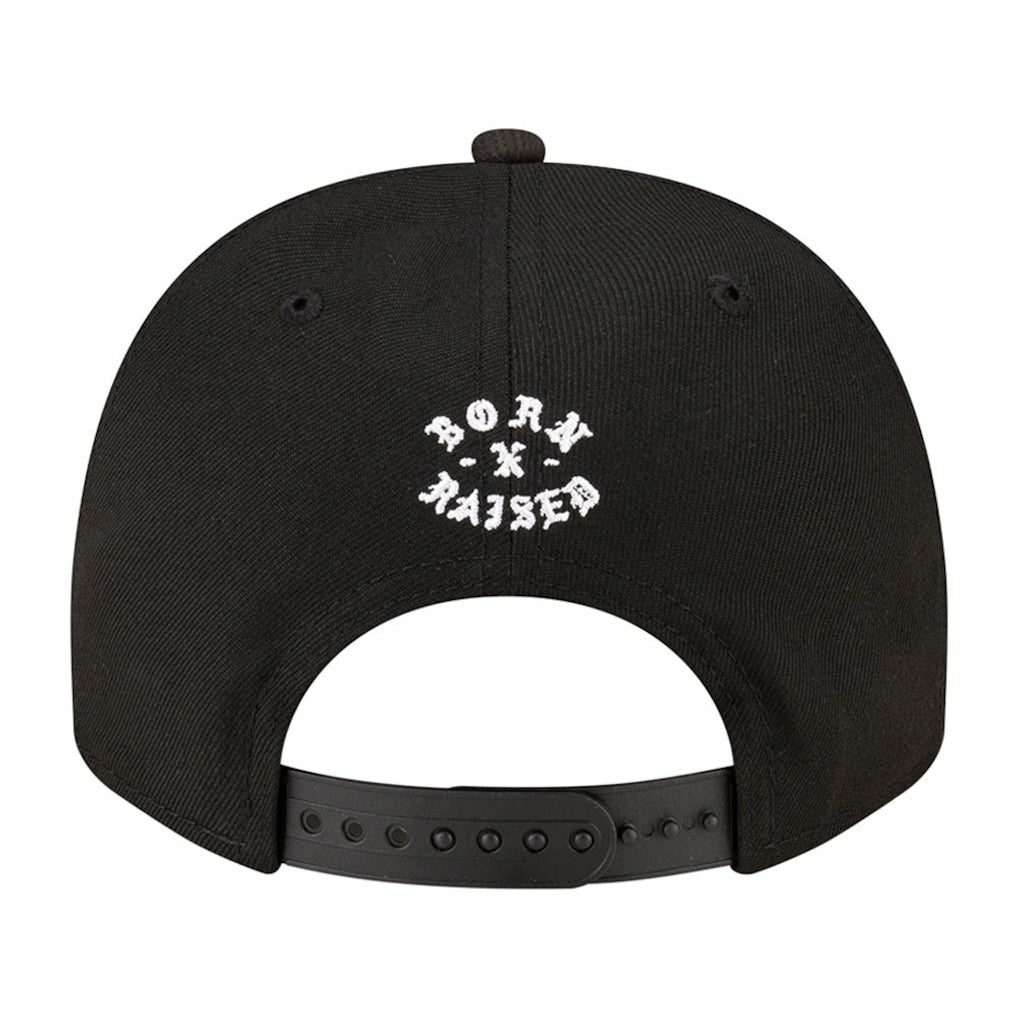New Orleans Saints New Era Born x Raised A-Frame 9FIFTY Snapback Hat Black | NFL