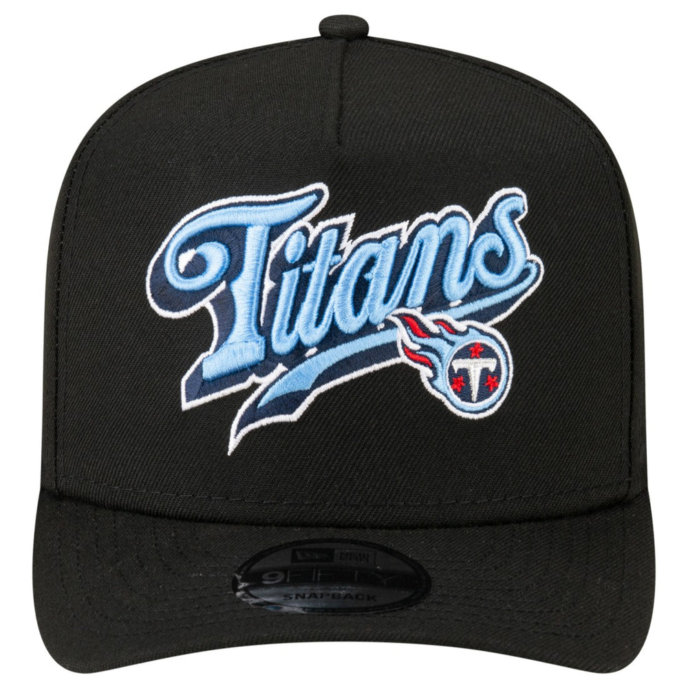 Tennessee Titans New Era Born x Raised A-Frame 9FIFTY Snapback Hat Black | NFL