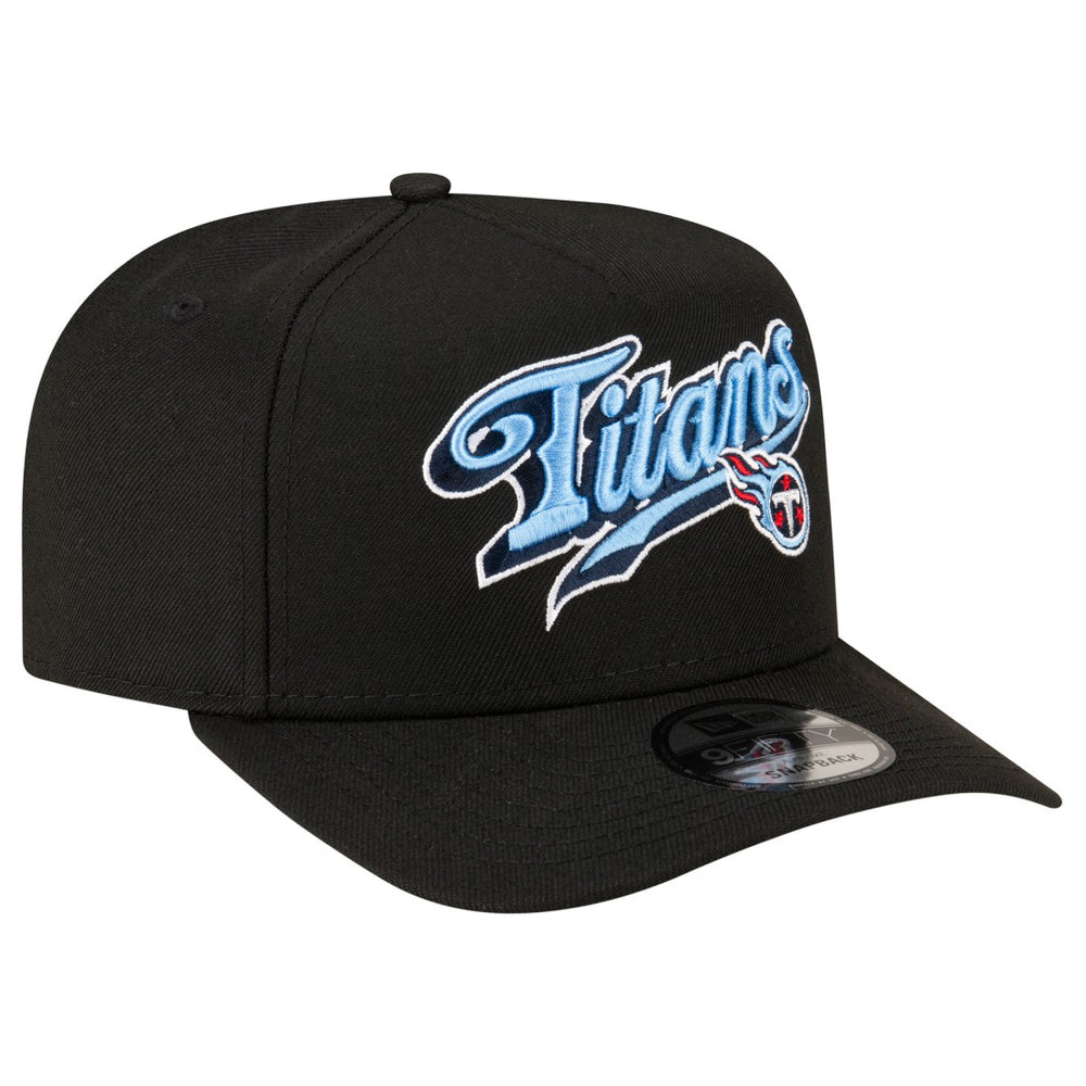 Tennessee Titans New Era Born x Raised A-Frame 9FIFTY Snapback Hat Black | NFL