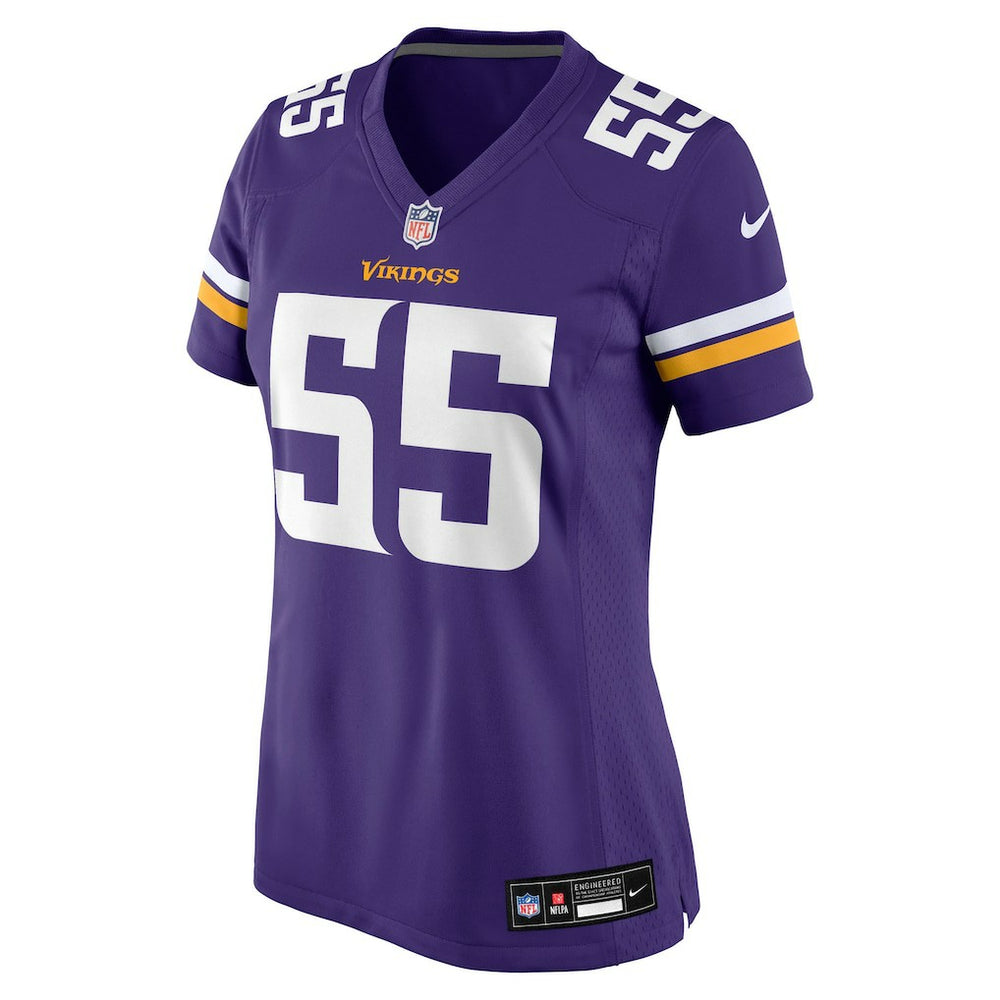 Eric Wilson Minnesota Vikings Women's Team Game Jersey Purple | Nike for Sale