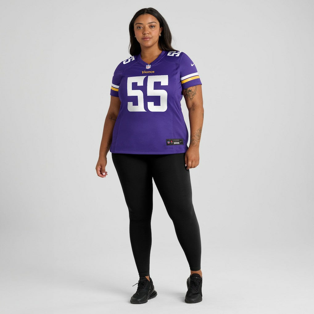 Eric Wilson Minnesota Vikings Women's Team Game Jersey Purple | Nike for Sale