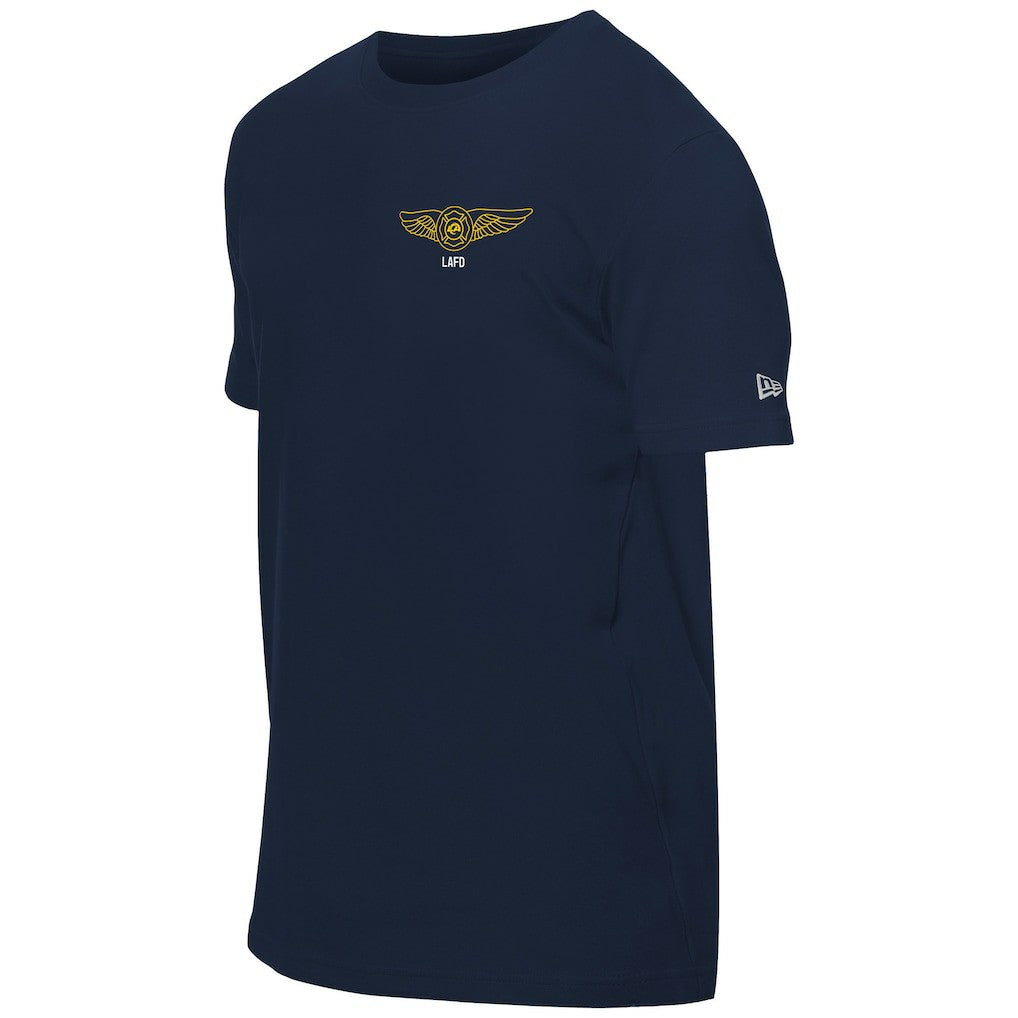 Los Angeles Rams x LAFD New Era Air Ops T-Shirt Navy | NFL