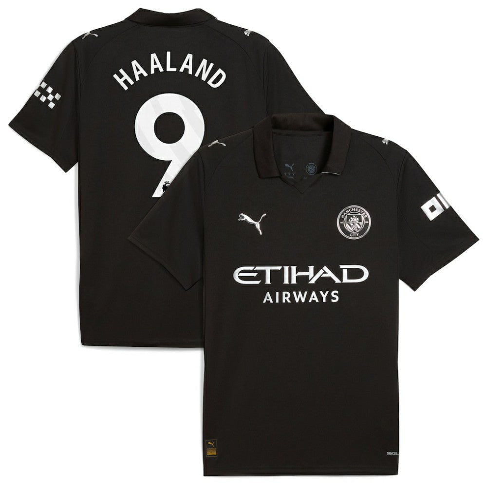 Erling Haaland Manchester City 2025/26 Away Replica Player Jersey Black | Puma cheap