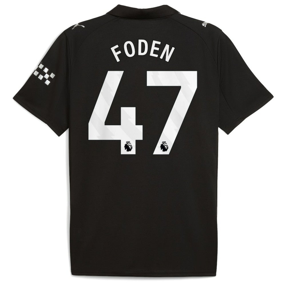Phil Foden Manchester City 2025/26 Away Replica Player Jersey Black | Puma discount