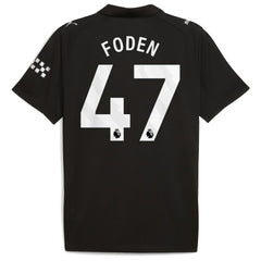 Phil Foden Manchester City 2025/26 Away Replica Player Jersey Black | Puma discount