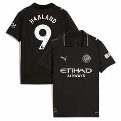Erling Haaland Manchester City Youth 2025/26 Away Replica Player Jersey Black | Puma discount
