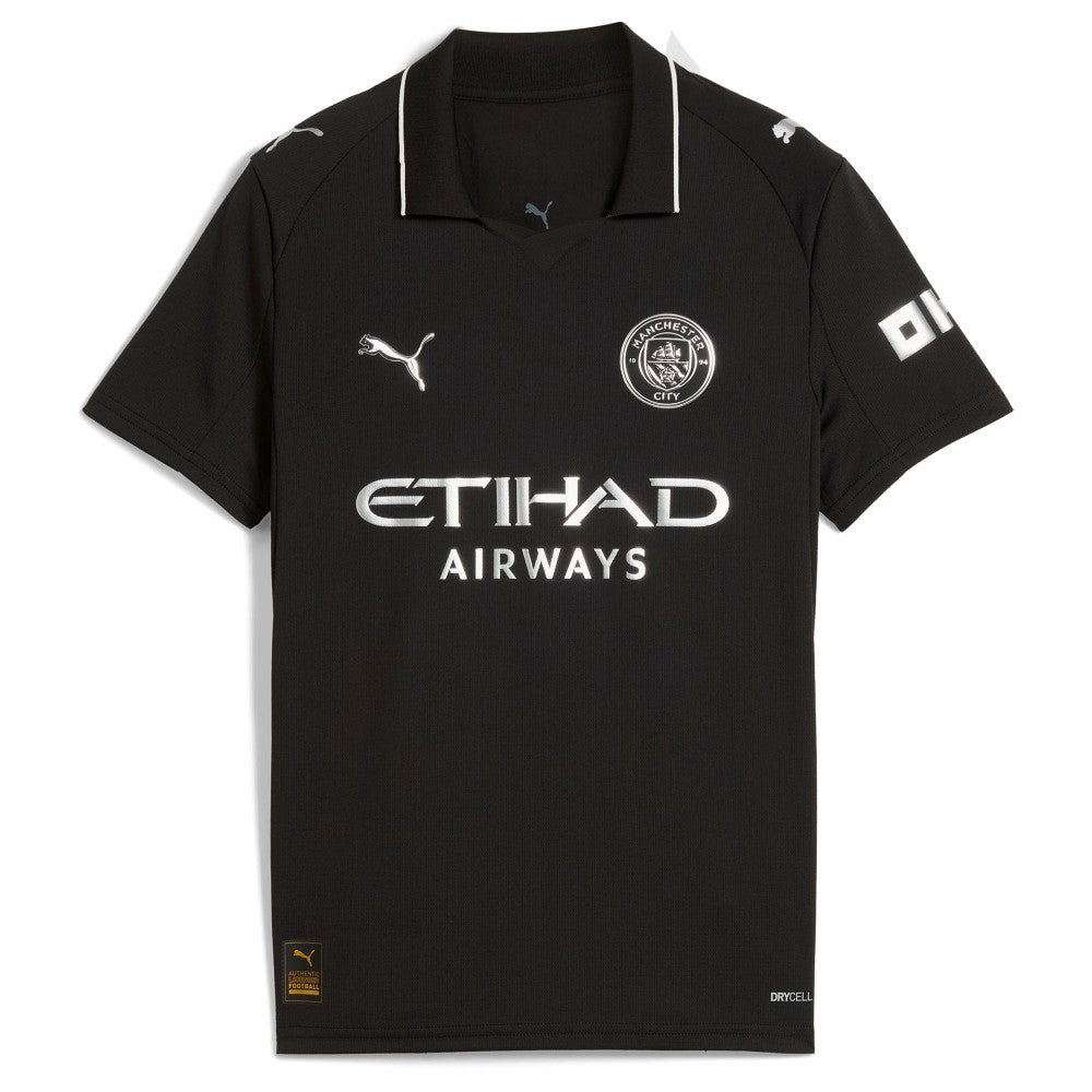 Erling Haaland Manchester City Youth 2025/26 Away Replica Player Jersey Black | Puma discount