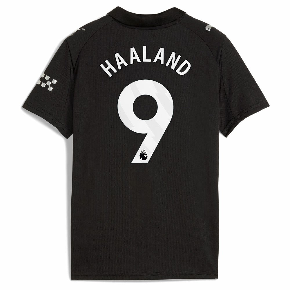Erling Haaland Manchester City Youth 2025/26 Away Replica Player Jersey Black | Puma discount